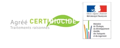 Agréé Certibiocide, ministère de l'Écologie